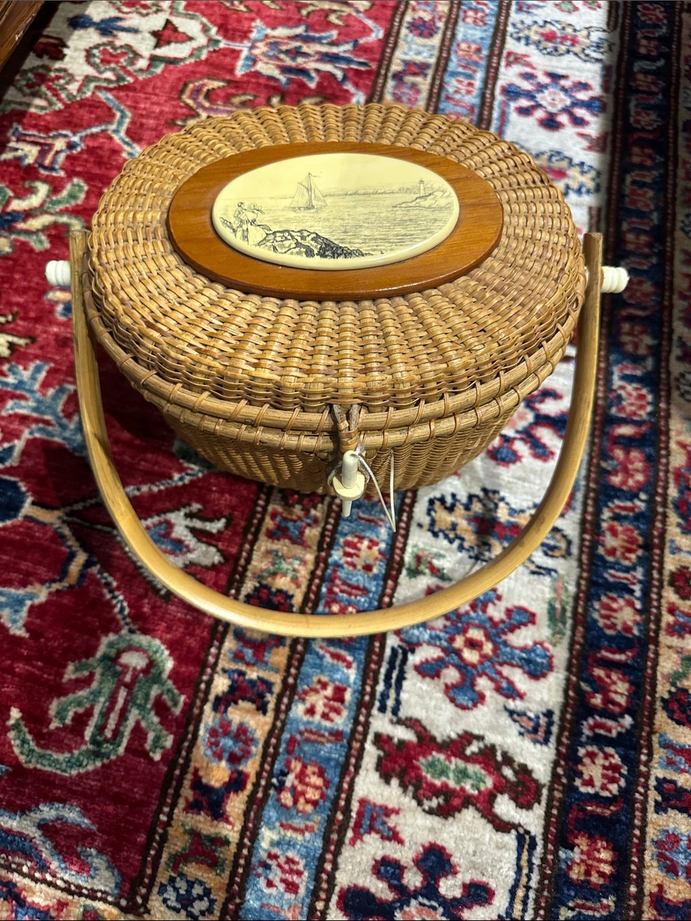 Vintage “Nantucket Bucket”

Natural Brown with Nautical Medallion